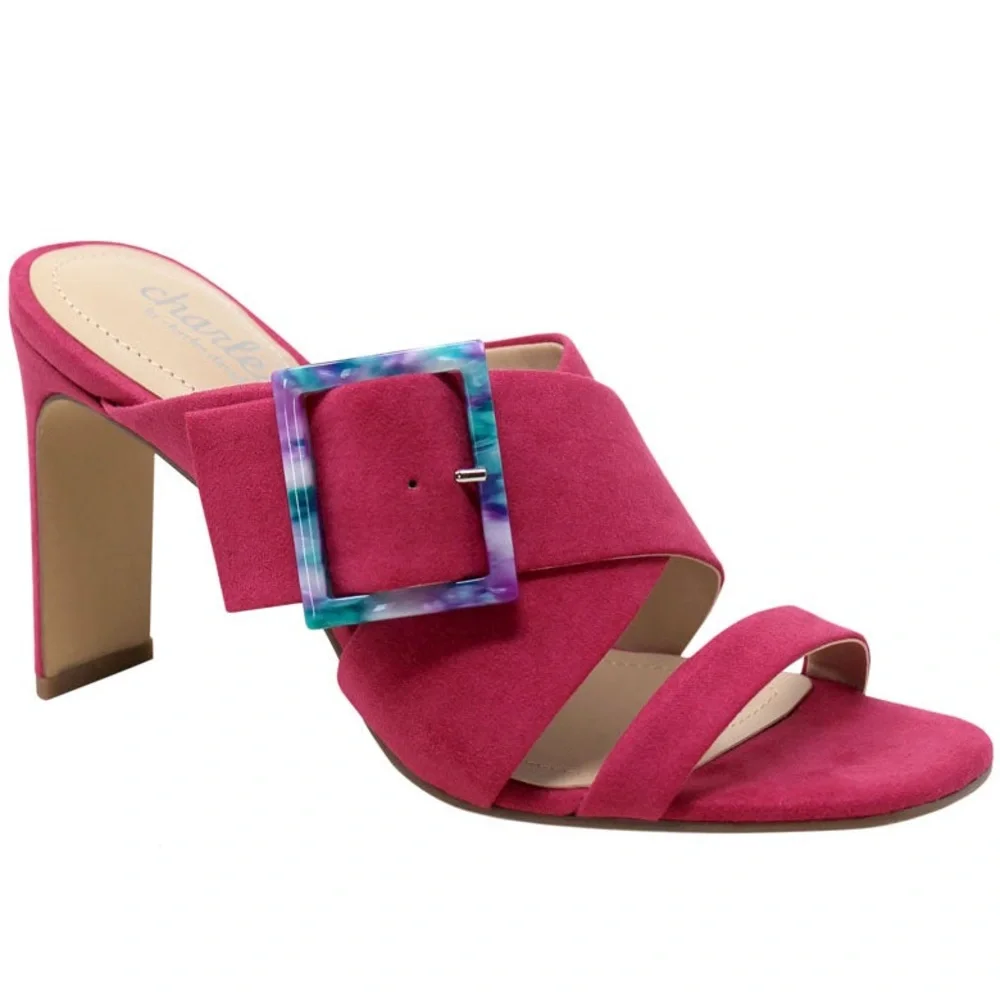 Charles by Charles David Gleam heeled sandals - Picture 1 of 10